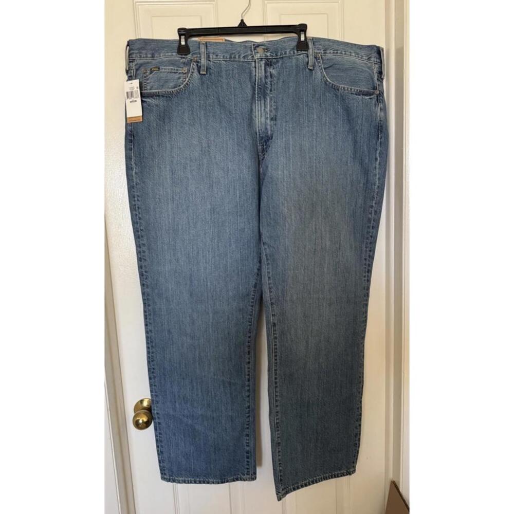 Polo Ralph Lauren Men’s 46BIG X 30L Hampton Relaxed Straight Stretch Blue Jeans - Picture 4 of 10